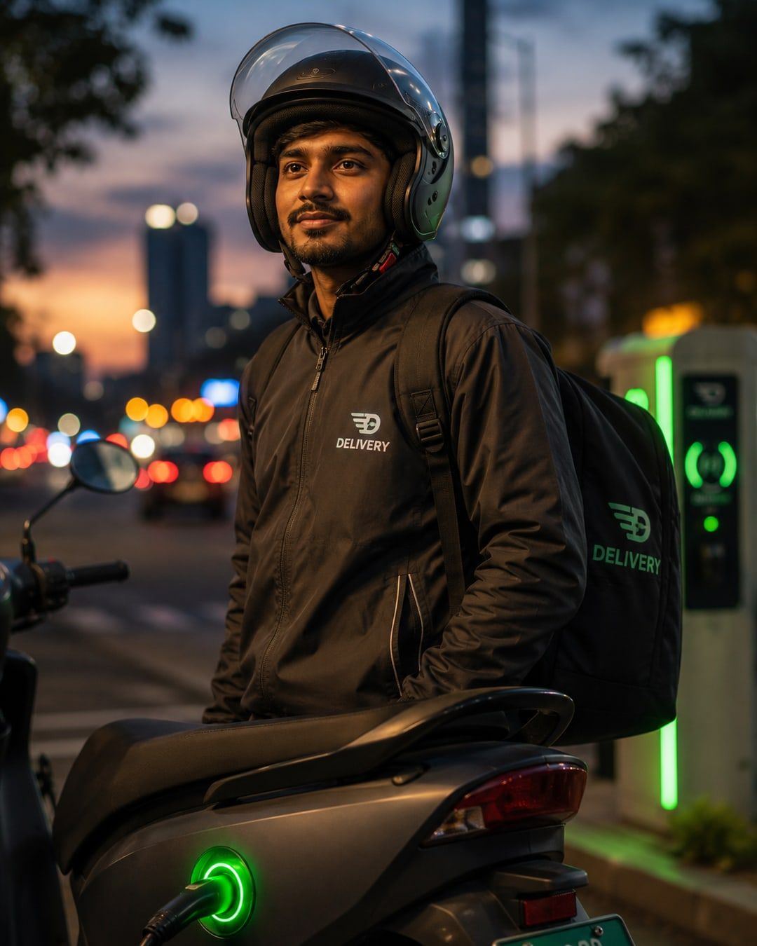 Indian riders charging their electric two-wheelers